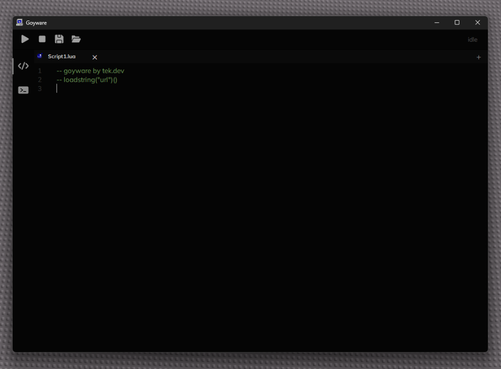 Goyware IDE UI